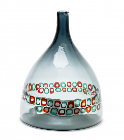 Image for Lot Peter Pelzel for Vistosi - Decanter with Murrine Band
