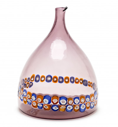 Image for Lot Peter Pelzel for Vistosi - Decanter with Murrine Band
