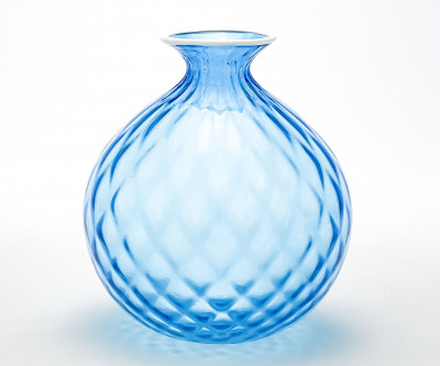 Image for Lot Venini Italian Monofiore Balloton Glass Vase
