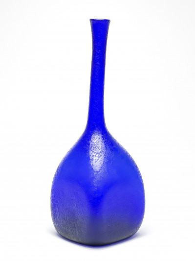 Image for Lot Carlo Nason for Nason Moretti - Blue Corroso Vase