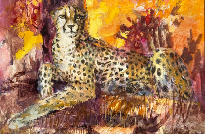 Image for Lot Fay Moore - Leopard