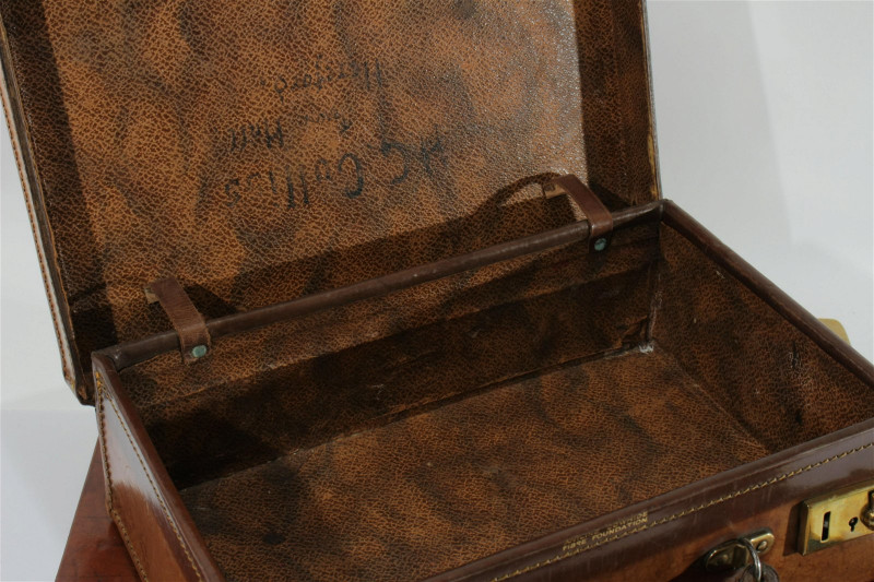 Vintage English Leather Attaches, Cases