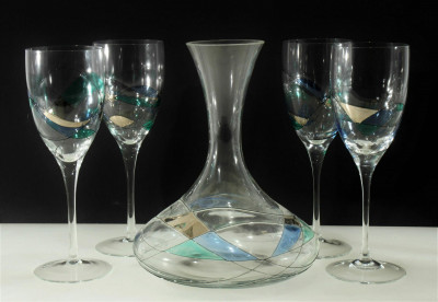 Contemporary Studio Glassware, Pottery