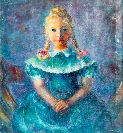 Image for Lot Clara Klinghoffer - Child with Blonde Plaits