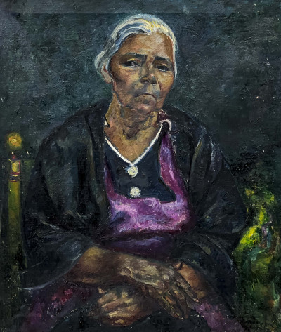 Image for Lot Clara Klinghoffer - Old Woman of Taxco