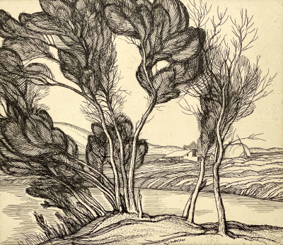 Image for Lot Roi Partridge - Untitled (Trees)