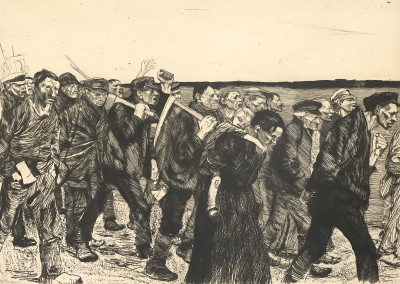 Image for Lot Käthe Kollwitz - Weberzug (March of the Weavers) from the series Ein Weberaufstand (Weaver's Revolt)