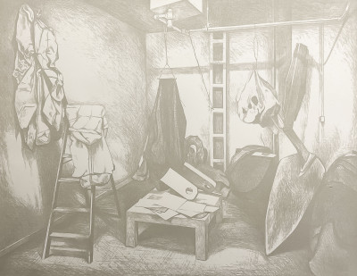 Image for Lot Lowell Nesbitt - Claes Oldenburg's Studio