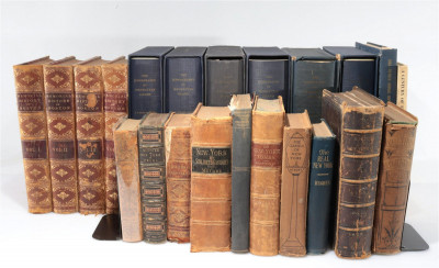 Image for Lot Antique Books, New York and Boston