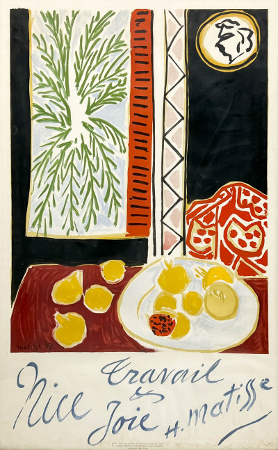 Image for Lot Henri Matisse - Poster: Nice Travail et Joie