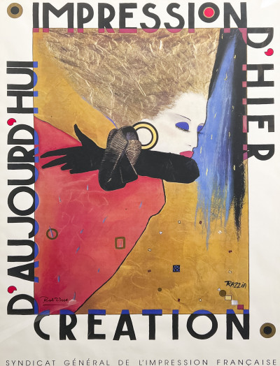 Image for Lot Razzia (Gerard Courbouleix) - Signed Poster, Impression Creation d'Hiver d'Aujourd'hui