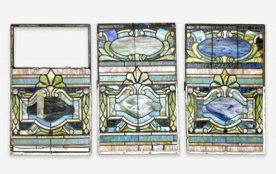 3 Stained Glass Memorial Windows