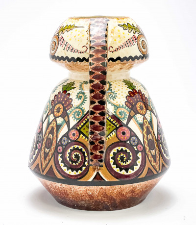 Paul Fouillen for Quimper Pottery Vase