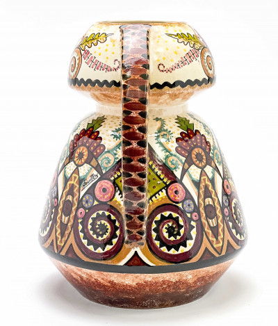 Paul Fouillen for Quimper Pottery Vase