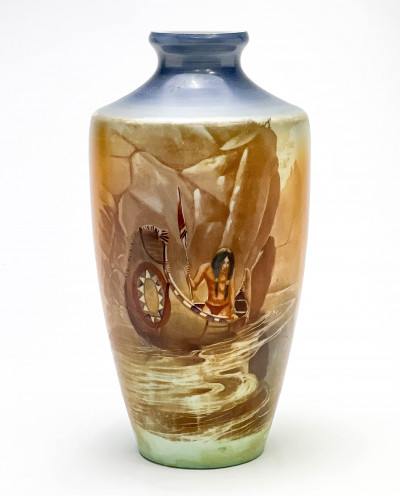 Image for Lot Opaline Glass Vase