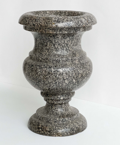 Image for Lot Neoclassical Style Stone Urn