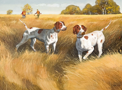 Image for Lot Marcel Bordei - Untitled (Dogs Hunting)