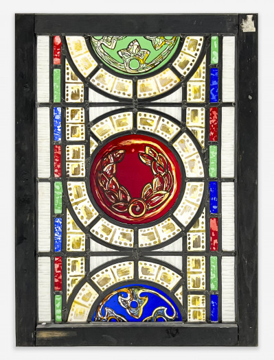 Image for Lot Stained Glass Panel