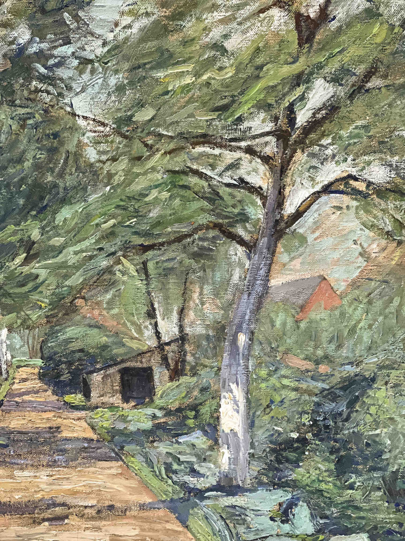 Theo Von Brockhusen - Untitled (Landscape with Trees)