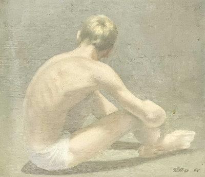 Image for Lot Robert Bliss - Seated Swimmer