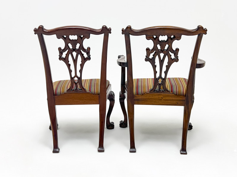 Set of 6 Chippendale-Style Chairs