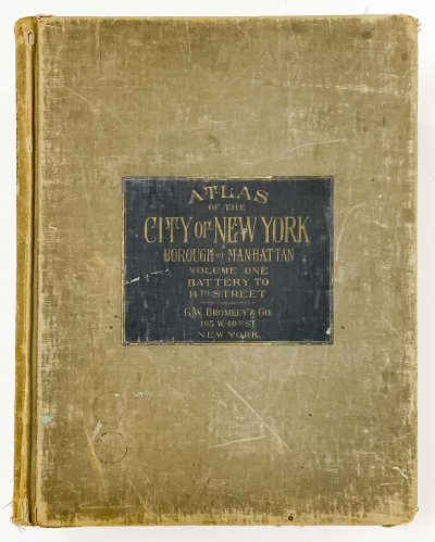 Atlas Of The City Of New York, Borough Of Manhattan, Bromley