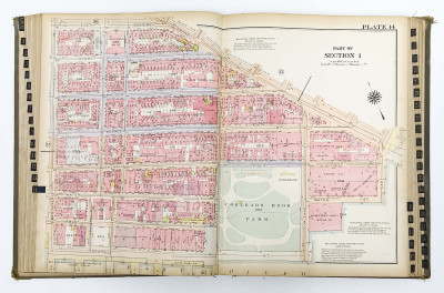 Atlas Of The City Of New York, Borough Of Manhattan, Bromley