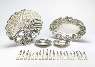 Image for Lot Assortment of Sterling Silver Table Articles