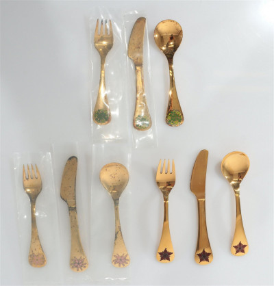 Collection of Georg Jensen Annual Spoons & Cutlery