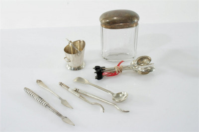 19/20th C Cocktail and Table Service Accessories