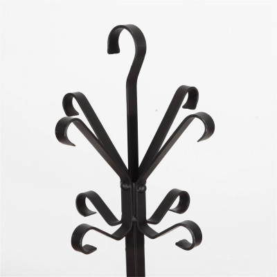 Black Finished Iron & Brass Fireplace Accessories