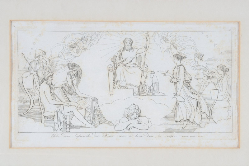 6 Classical Style Prints - Scenes from Homer