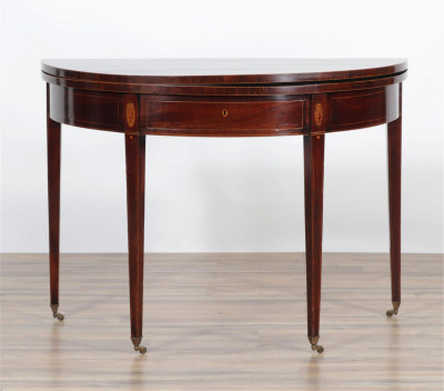 Image for Lot 18th - 19th C. Georgian Lift Top Game Table