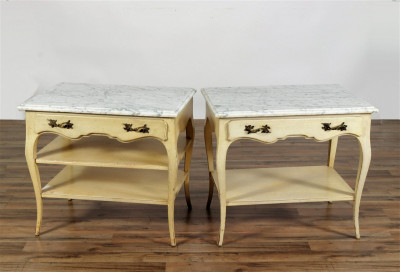 Image for Lot Pair of Rococo Style Side Tables, Hadleigh
