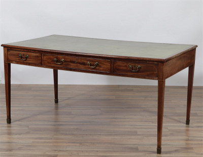 Image for Lot 19th C. Hepplewhite Style Partners Writing Desk