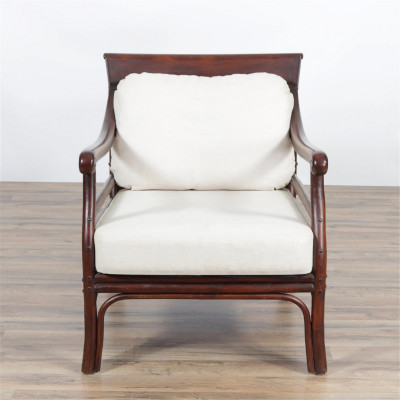 Palacek Rattan Style Wood Carved Lounge Chair