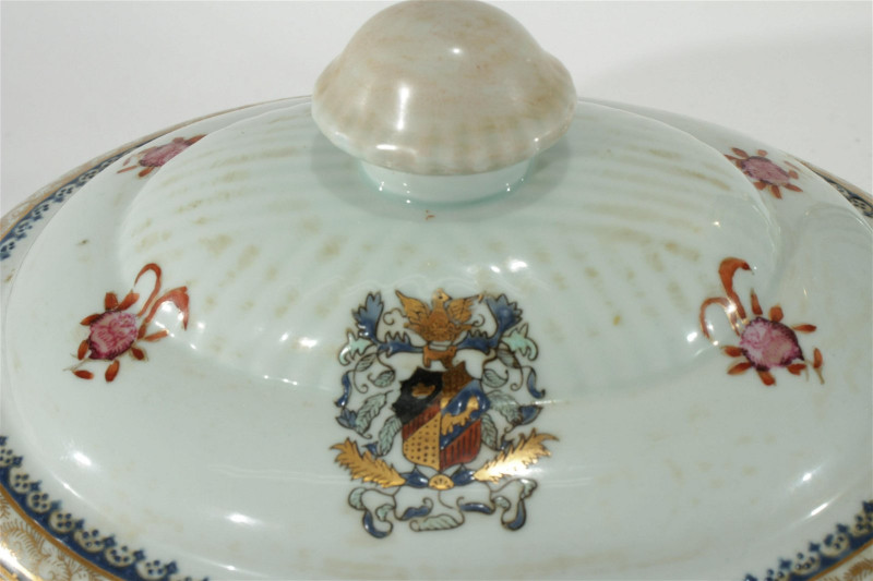 Chinese Export Porcelain Tureen & Underplate