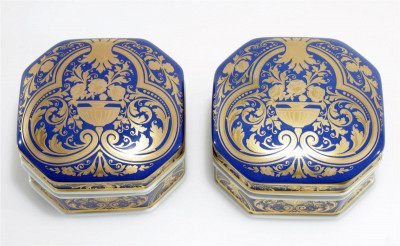 Image for Lot Patek Philippe - Two Limoges Trinket Boxes