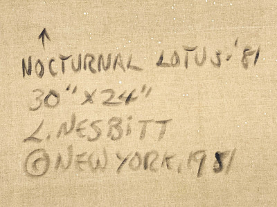 Lowell Nesbitt - Nocturnal Lotus