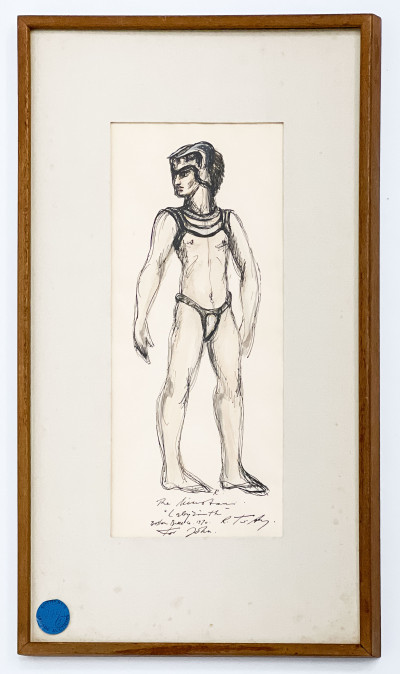 Rouben Ter-Arutunian - Costume Design for the Minotaur in "Labyrinth"