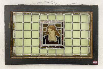 Daniel Cottier (attributed) - Victorian Stained and Leaded Glass Panel