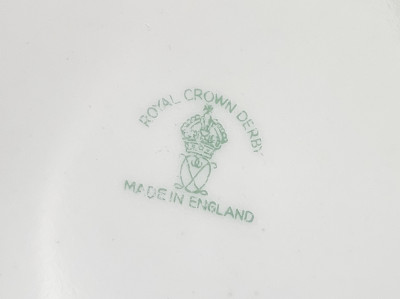 Royal Crown Derby for Tiffany & Co. Porcelain Plates, Set of 12