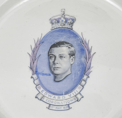 Chelsea England and Wedgwood Edward VIII Coronation Plates