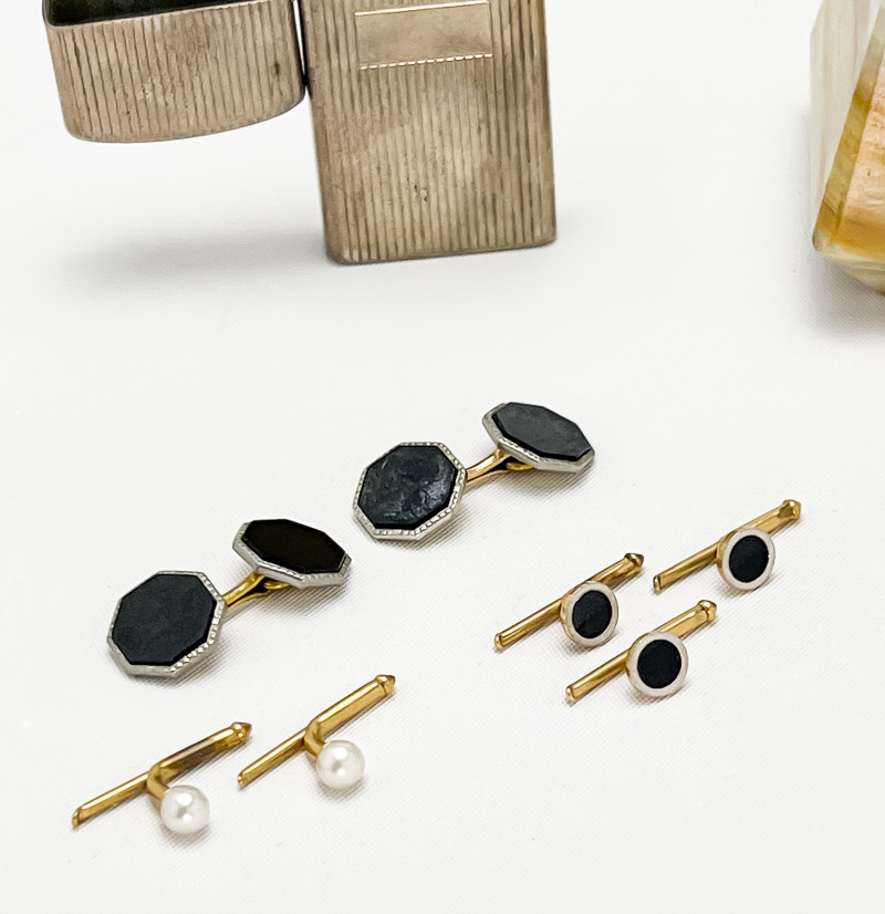 Assortment of Jewelry and Desk Accessories