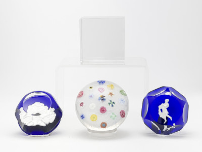 Baccarat (Co.) - Collection of 4 Paperweights