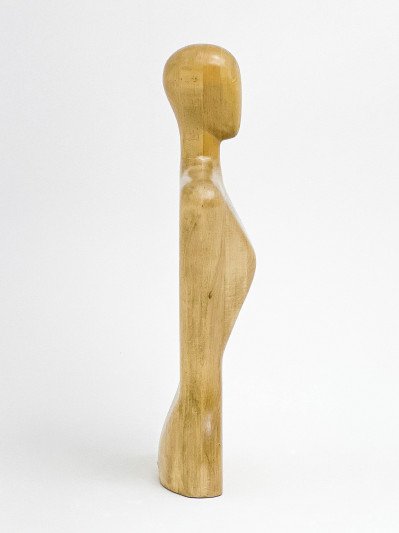 Vintage Minimalist Wood Geoffrey Beene Mannequin