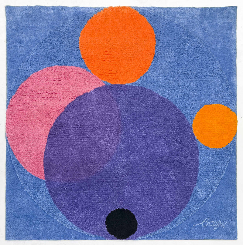 Herbert Bayer - Chromatic Circles Tapestry