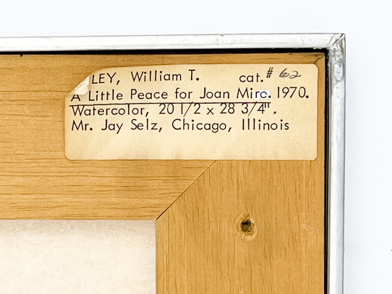William T. Wiley - A Little Piece to Joan Miro
