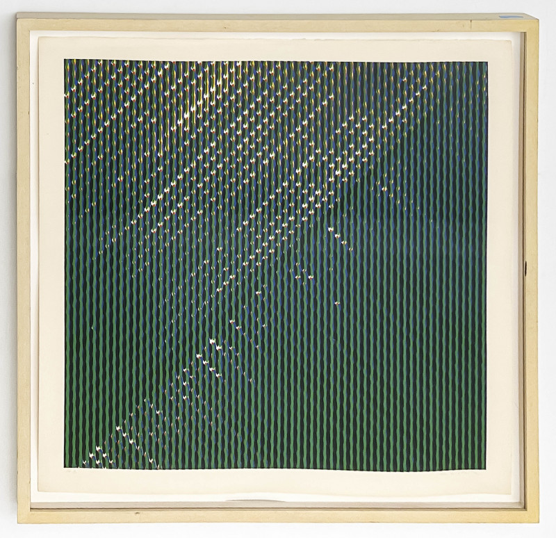 Aijiro Wakita - Untitled (Abstract Composition in Green and Black)