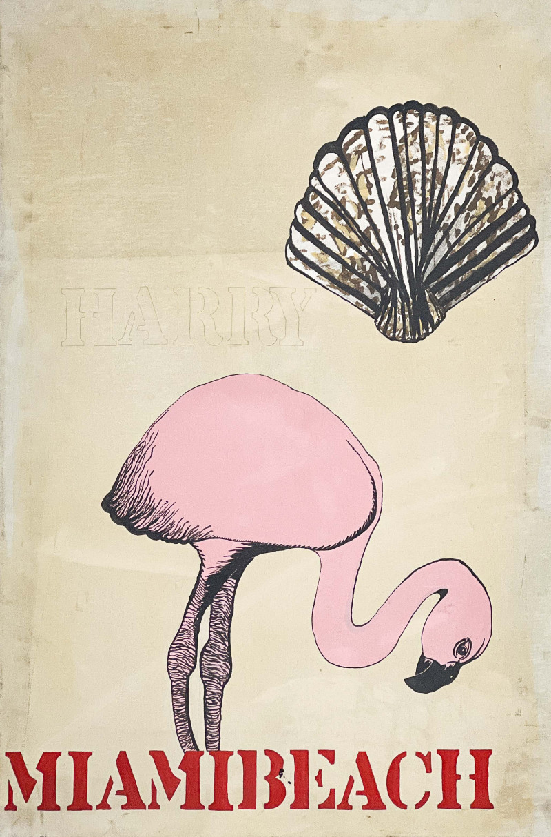 Unknown Artist - Untitled (Flamingo, Miami Beach)